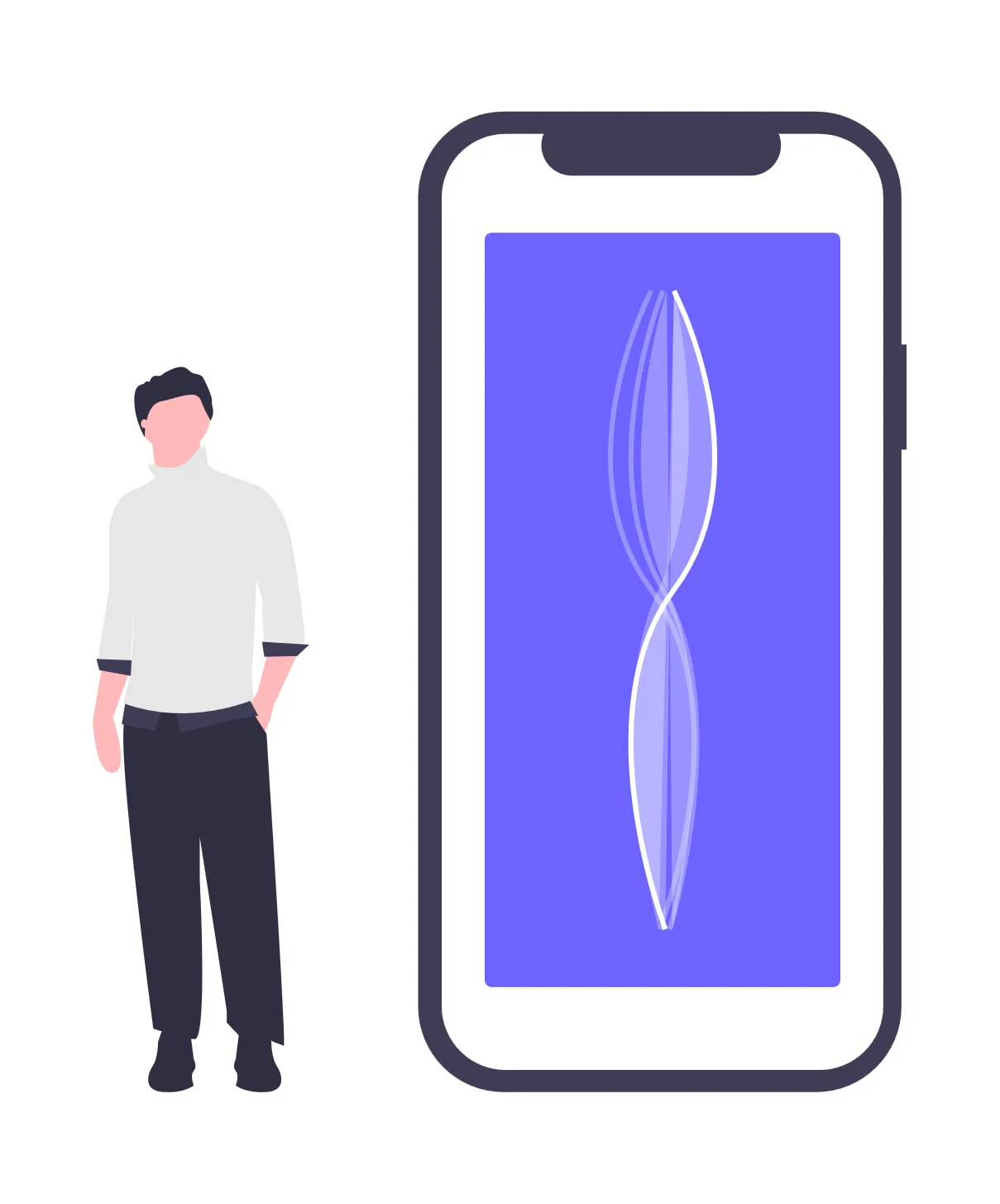 Voice interface driven by an AI model